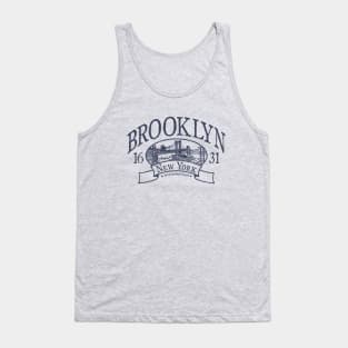 Brooklyn NY Vintage Distressed Retro Print Tank Top